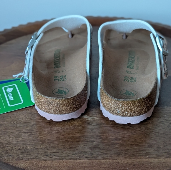 NEW Birkenstock Gizeh Vegan Rose Paisley Birko-flor-Regular Fit Size 39 L 8 M 6 - Picture 3 of 11